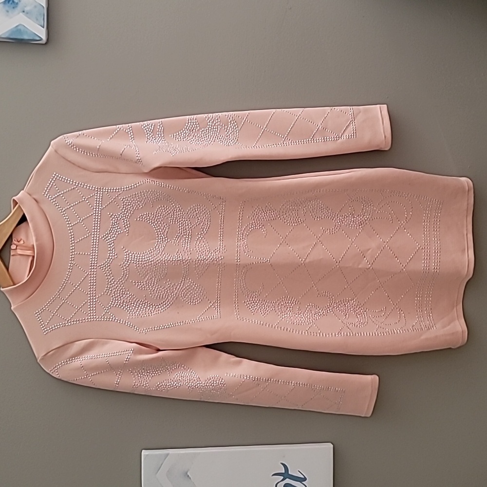 Peach color dress